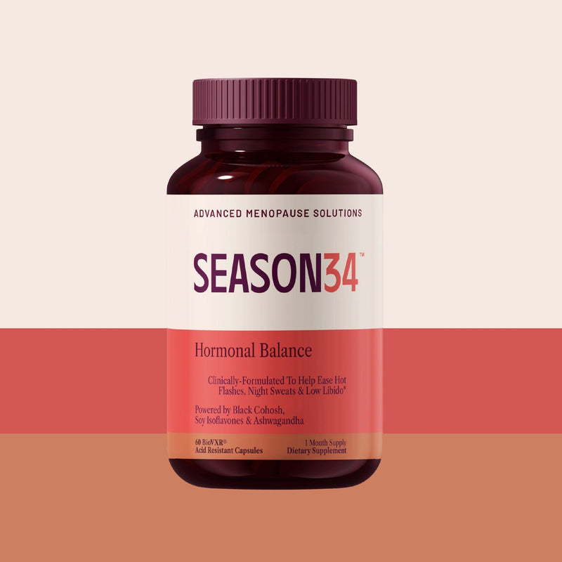 Multi-Symptom Menopause and Perimenopause Herbal Relief for Women | Hot Flashes, Night Sweats, Mood & Libido Support | Black Cohosh, Ashwagandha KSM-66, Isoflavones & Rhapontic | Hormone-Free, 60 Ct